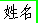 Last Name in Chinese